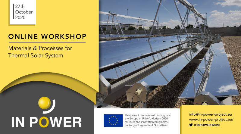 Online event: Materials & Processes for Thermal Solar System